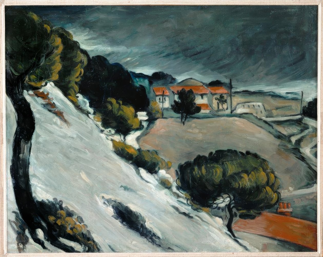 Cézanne, L&39;Estaque1870 में स्नोमल्ट द्वारा पॉल सेज़ेन
