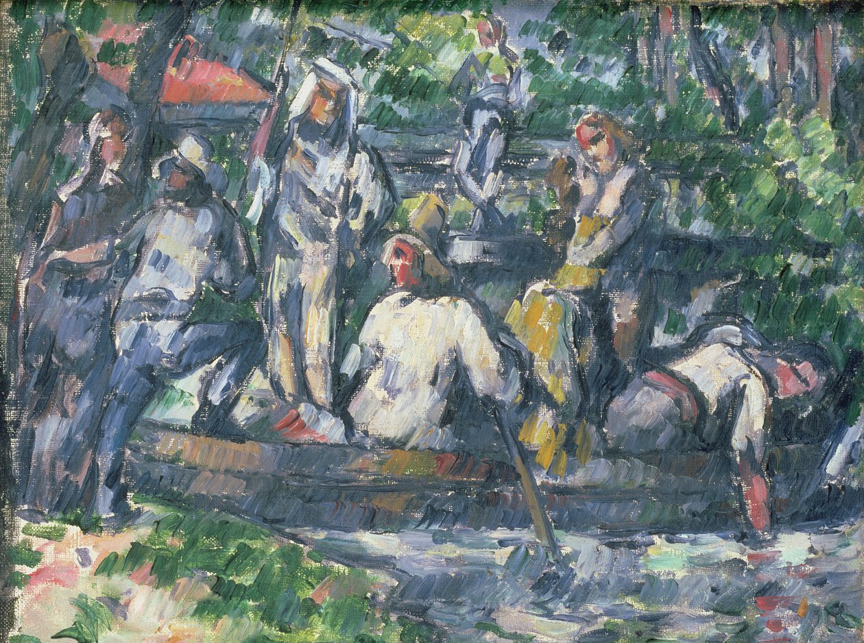 पानी पर छोड़ना, 1879-82 द्वारा पॉल सेज़ेन