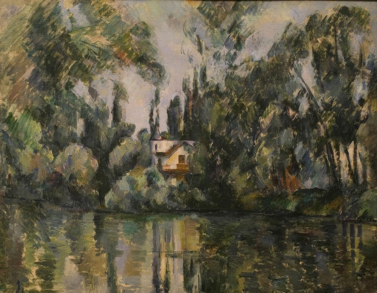 P.Cézanne, Marne के किनारे स्थित घर द्वारा पॉल सेज़ेन