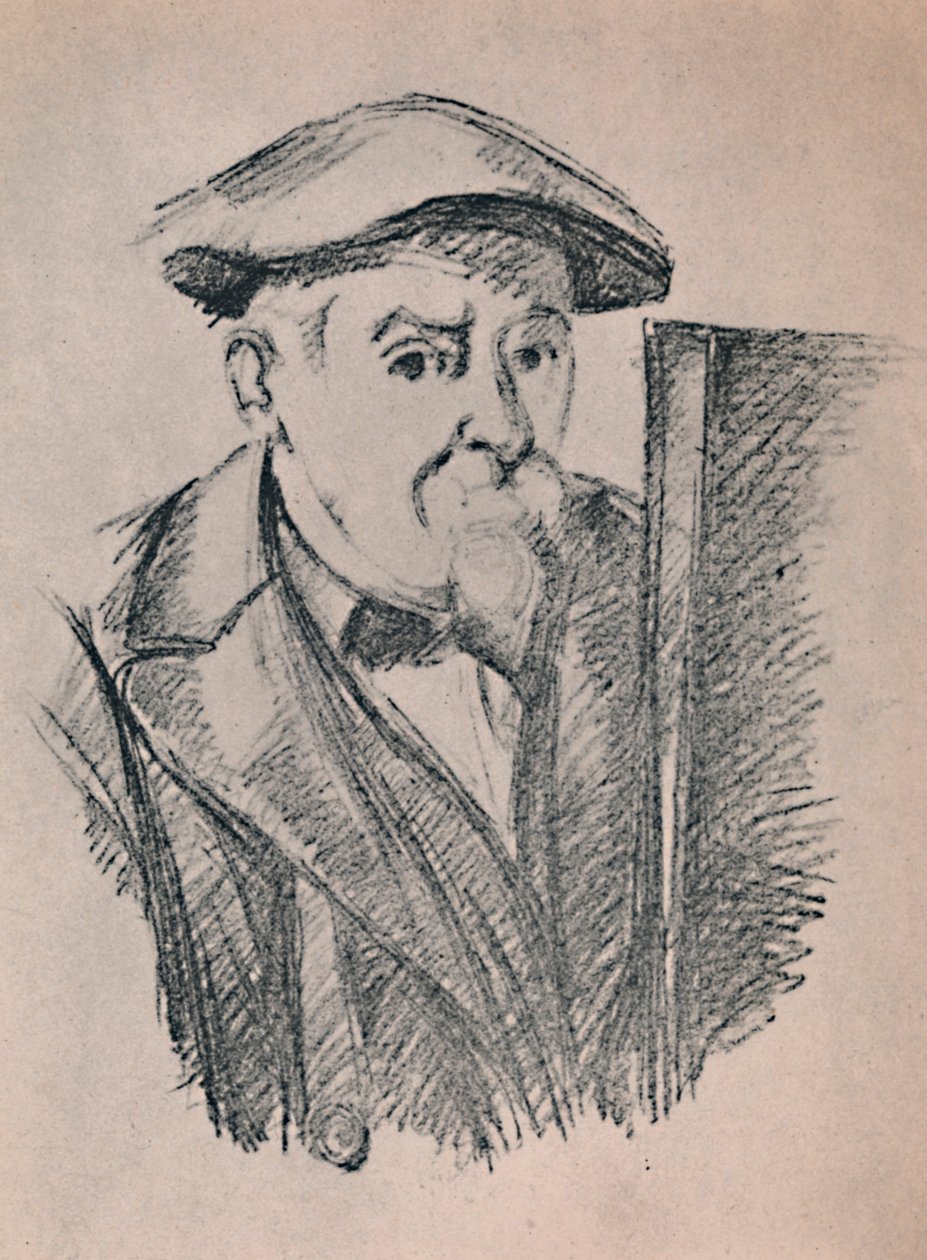 कलाकार का चित्रण, c.1900, 1946। द्वारा पॉल सेज़ेन