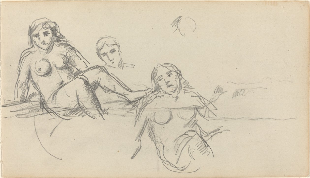 बैठा बादर [छंद], 18821885। द्वारा पॉल सेज़ेन