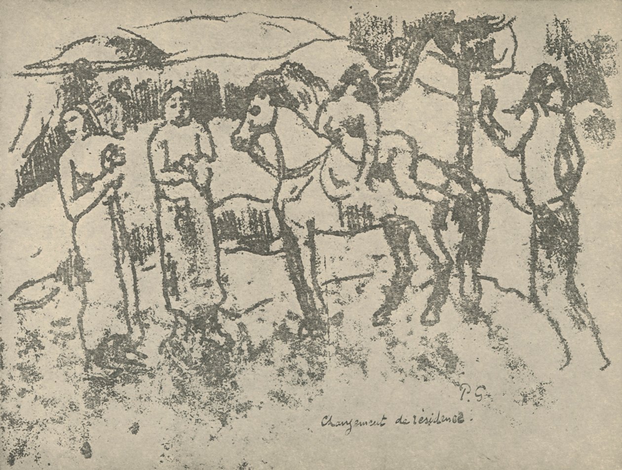 निवास का परिवर्तन, 1936 द्वारा पॉल गाउगिन
