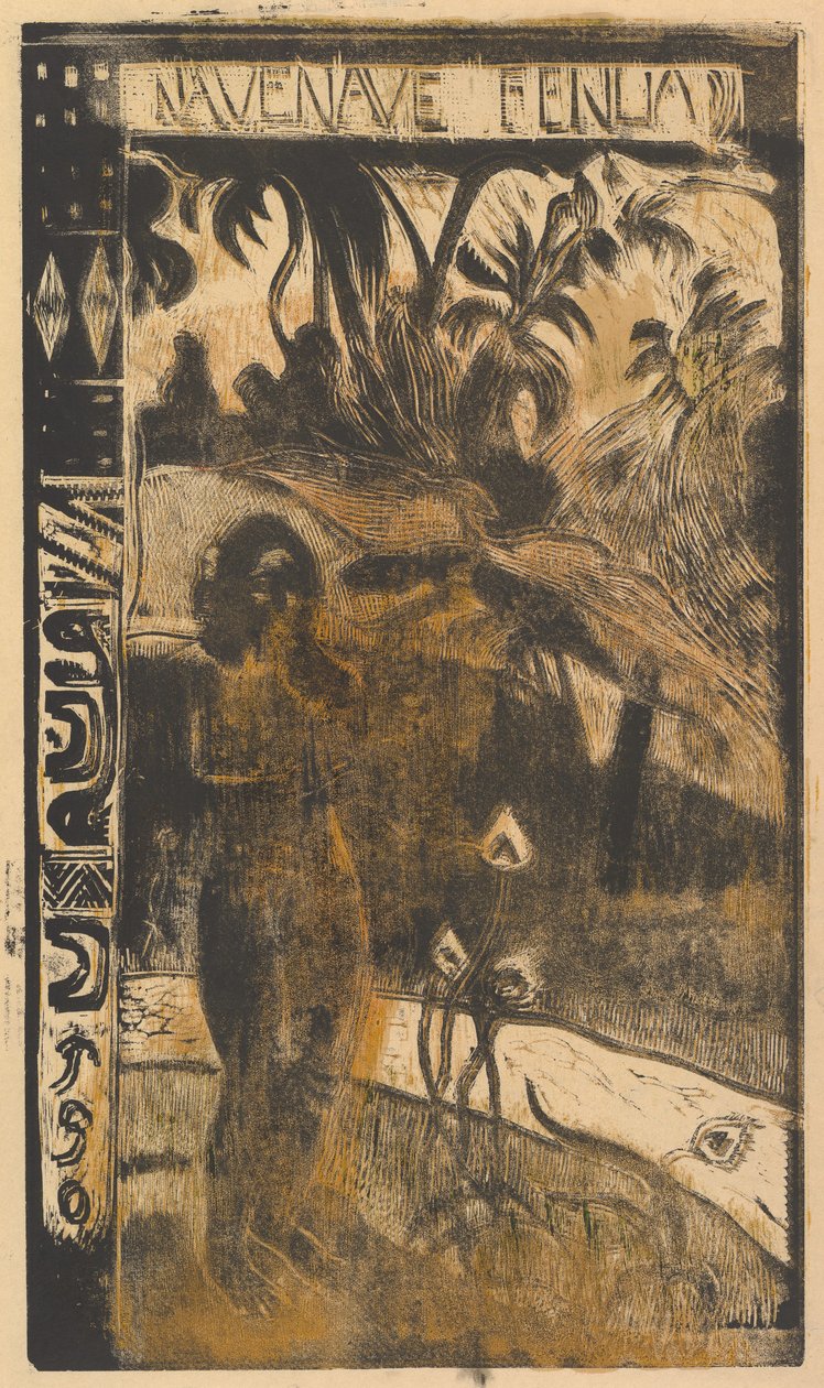 रमणीय भूमि, 1893-94। द्वारा पॉल गाउगिन