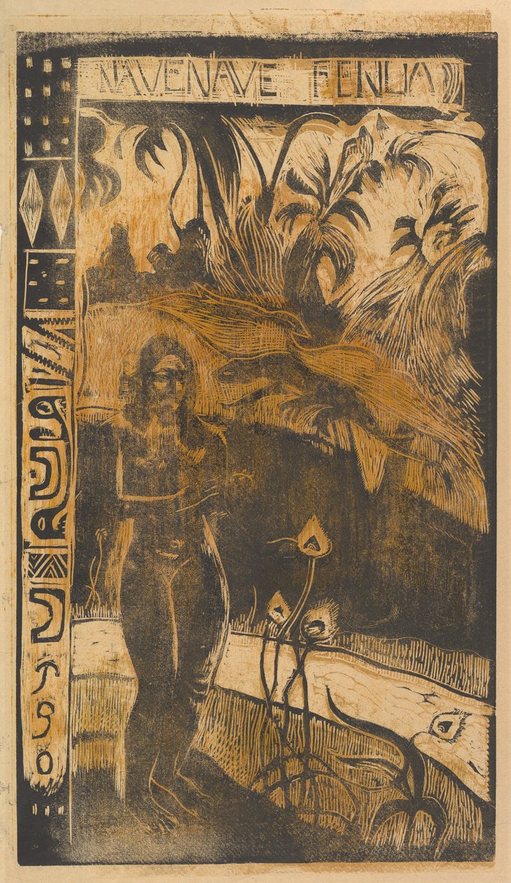 रमणीय भूमि, 1893-94। द्वारा पॉल गाउगिन