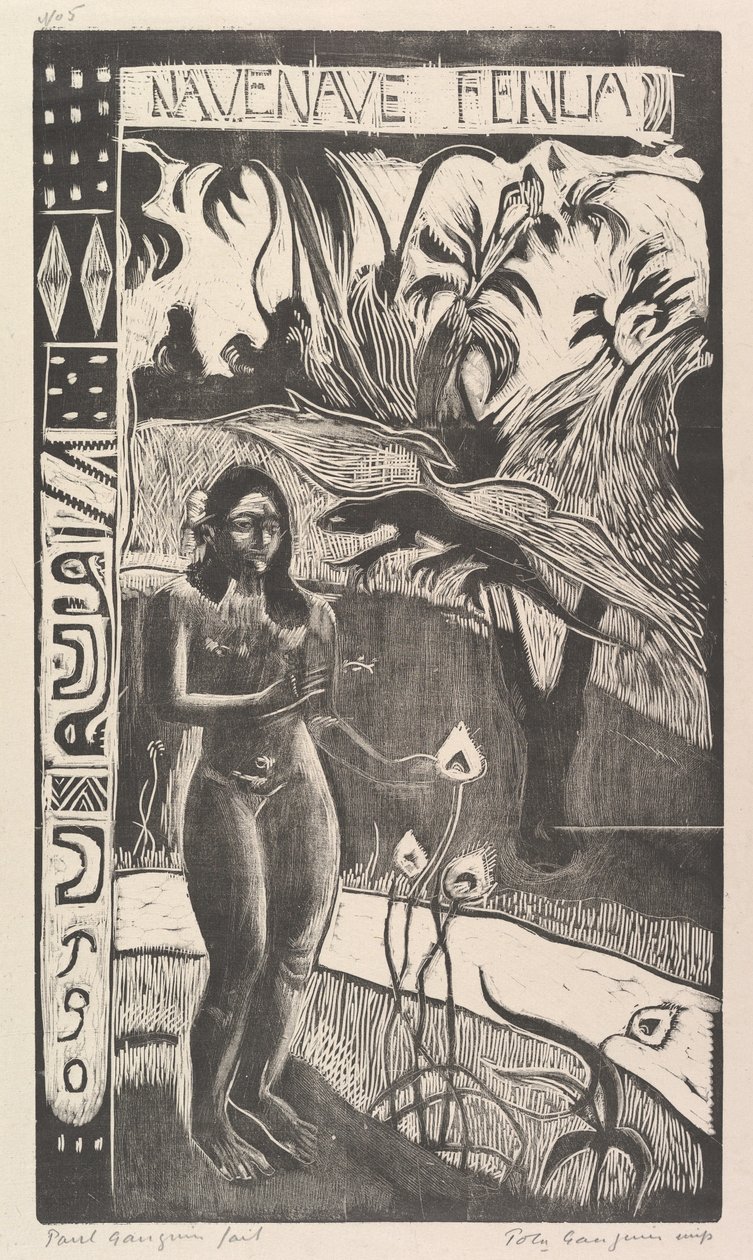 रमणीय भूमि, 1893-94। द्वारा पॉल गाउगिन