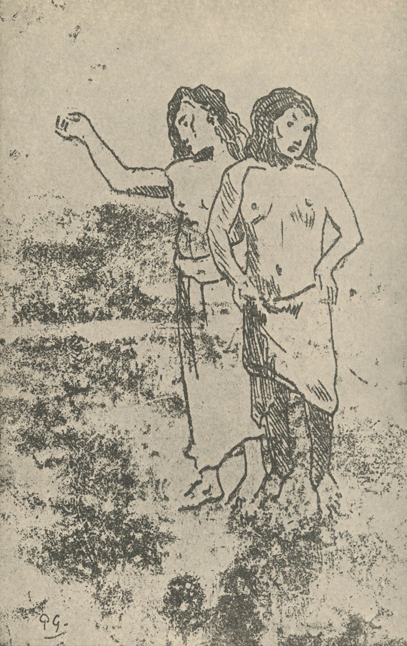 आरेखण, 1936 द्वारा पॉल गाउगिन