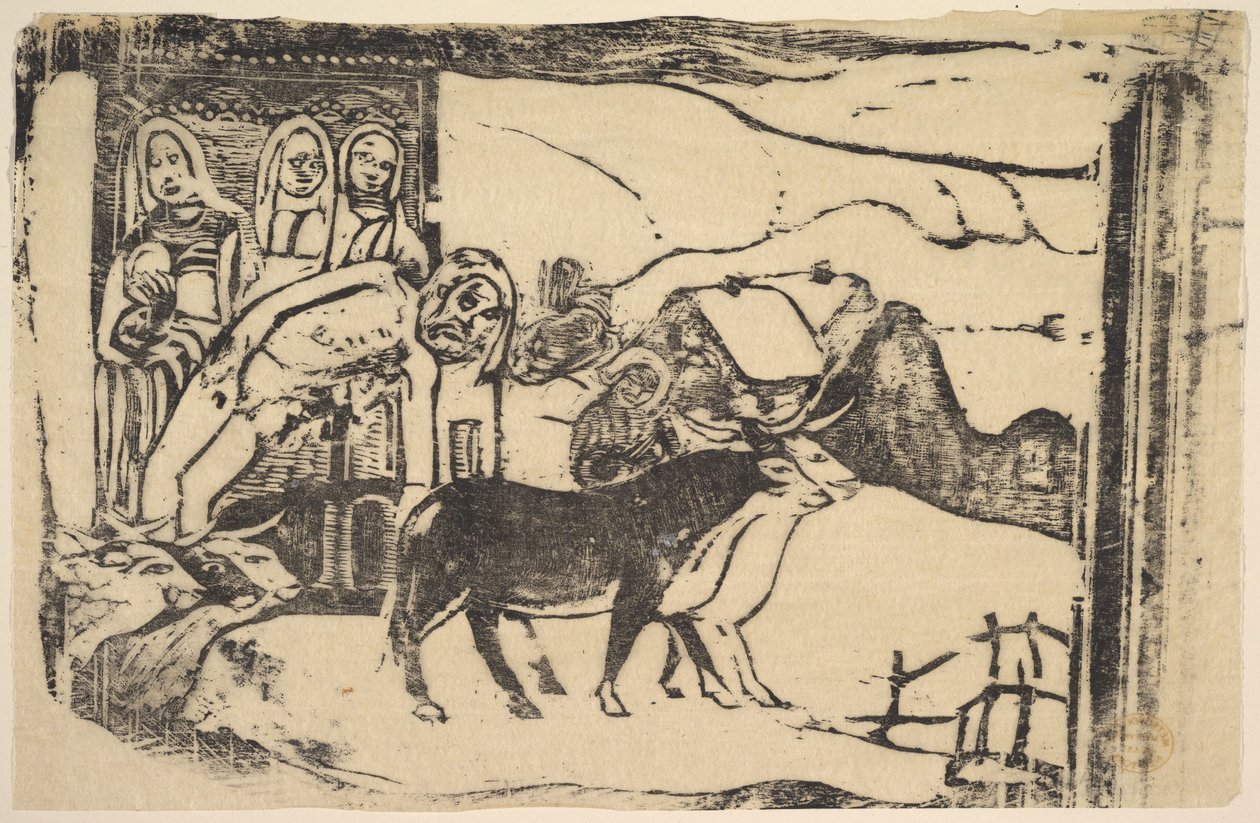 ले कैलवारी ब्रेटन, 1898-99। द्वारा पॉल गाउगिन