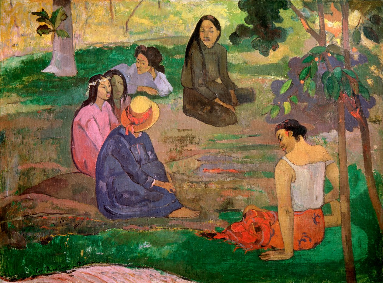 लेस परौ परौ वार्तालाप, 1891 द्वारा पॉल गाउगिन