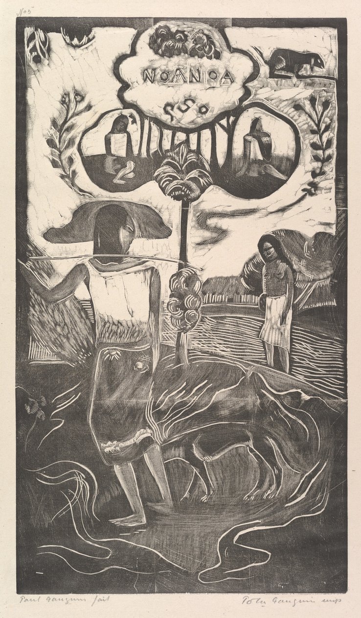 नूह, 1893-94। द्वारा पॉल गाउगिन