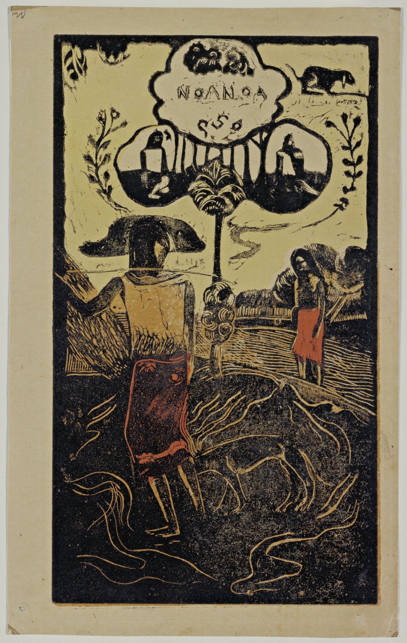 नोआ नोआ खुशबू फ्रॉम द सीरीज नोआ नोआ, 1893-1894 द्वारा पॉल गाउगिन