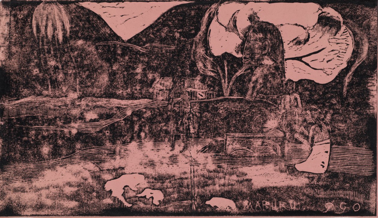नूह: आभार मार्च, 1893-1894 की पेशकश। द्वारा पॉल गाउगिन