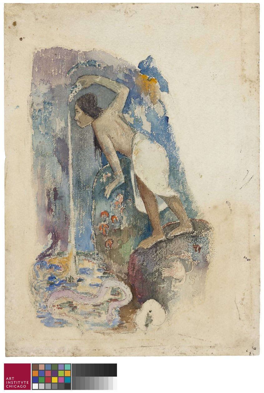 पपी थका हुआ, 1893-94 द्वारा पॉल गाउगिन