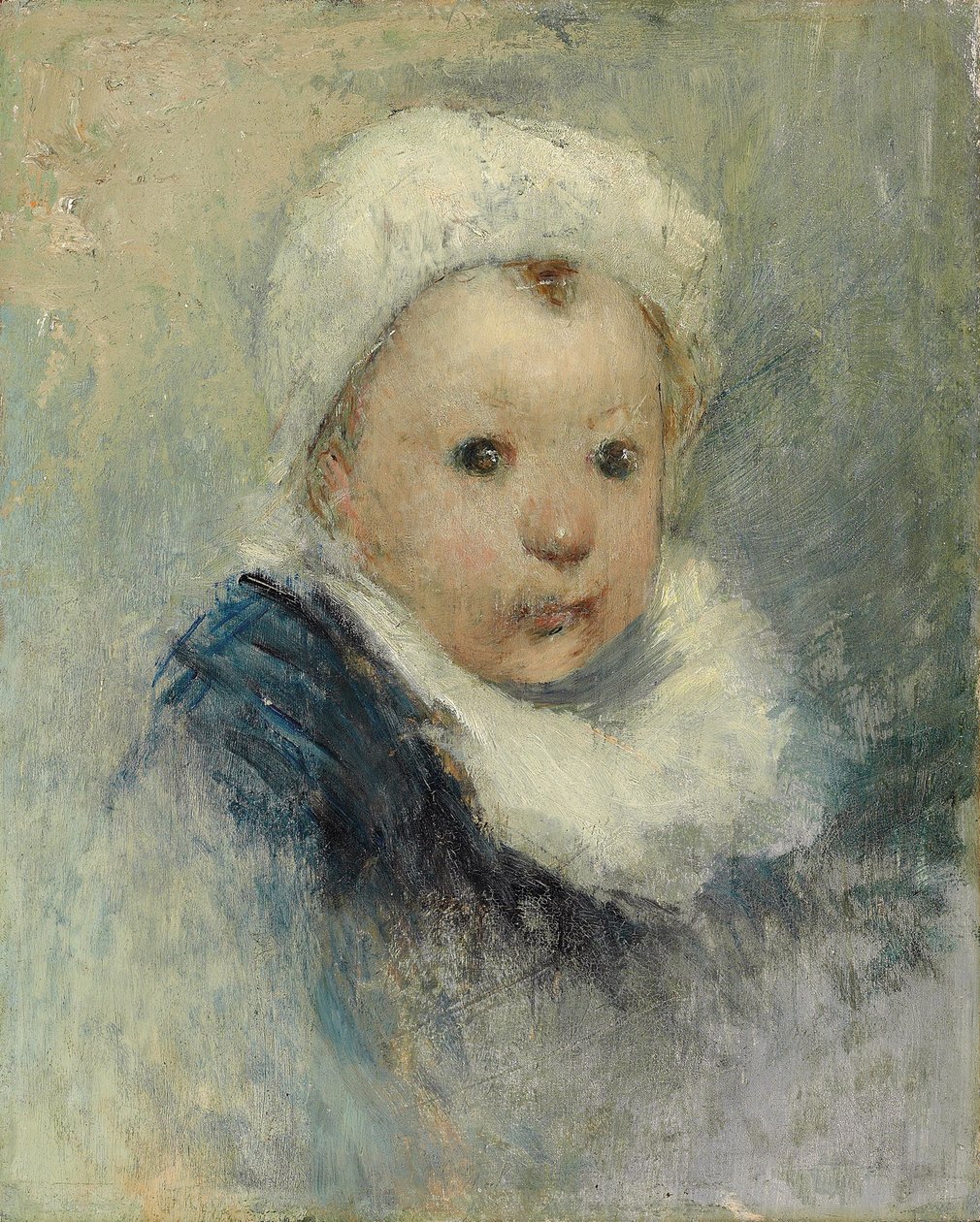 एक बच्चे का पोर्ट्रेट, संभवतः Aline Gauguin, c.1878 द्वारा पॉल गाउगिन