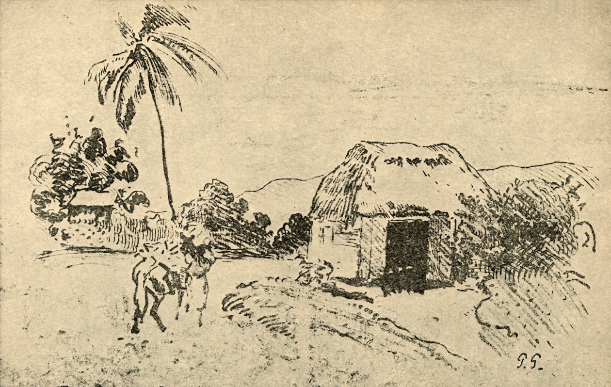 स्केच, 1936 द्वारा पॉल गाउगिन