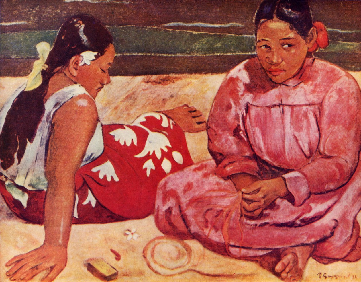 ताहितियन महिला, 1936 द्वारा पॉल गाउगिन