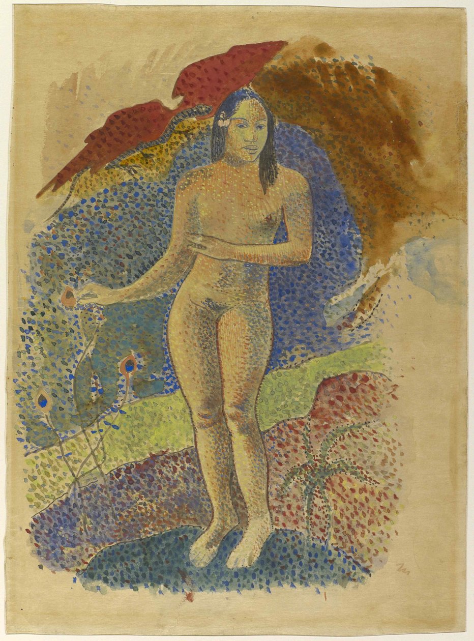 रमणीय भूमि, 1892। द्वारा पॉल गाउगिन
