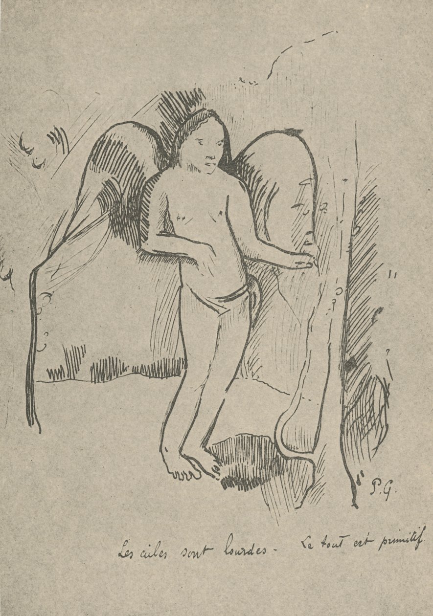 द विंग्स हेवी, 1936 द्वारा पॉल गाउगिन