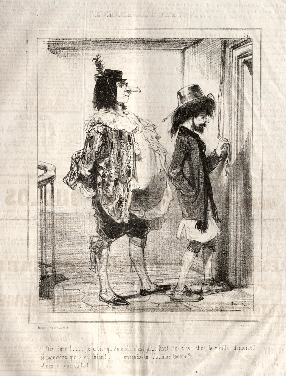 कार्निवल, 1841-1843। द्वारा पॉल गवरानी