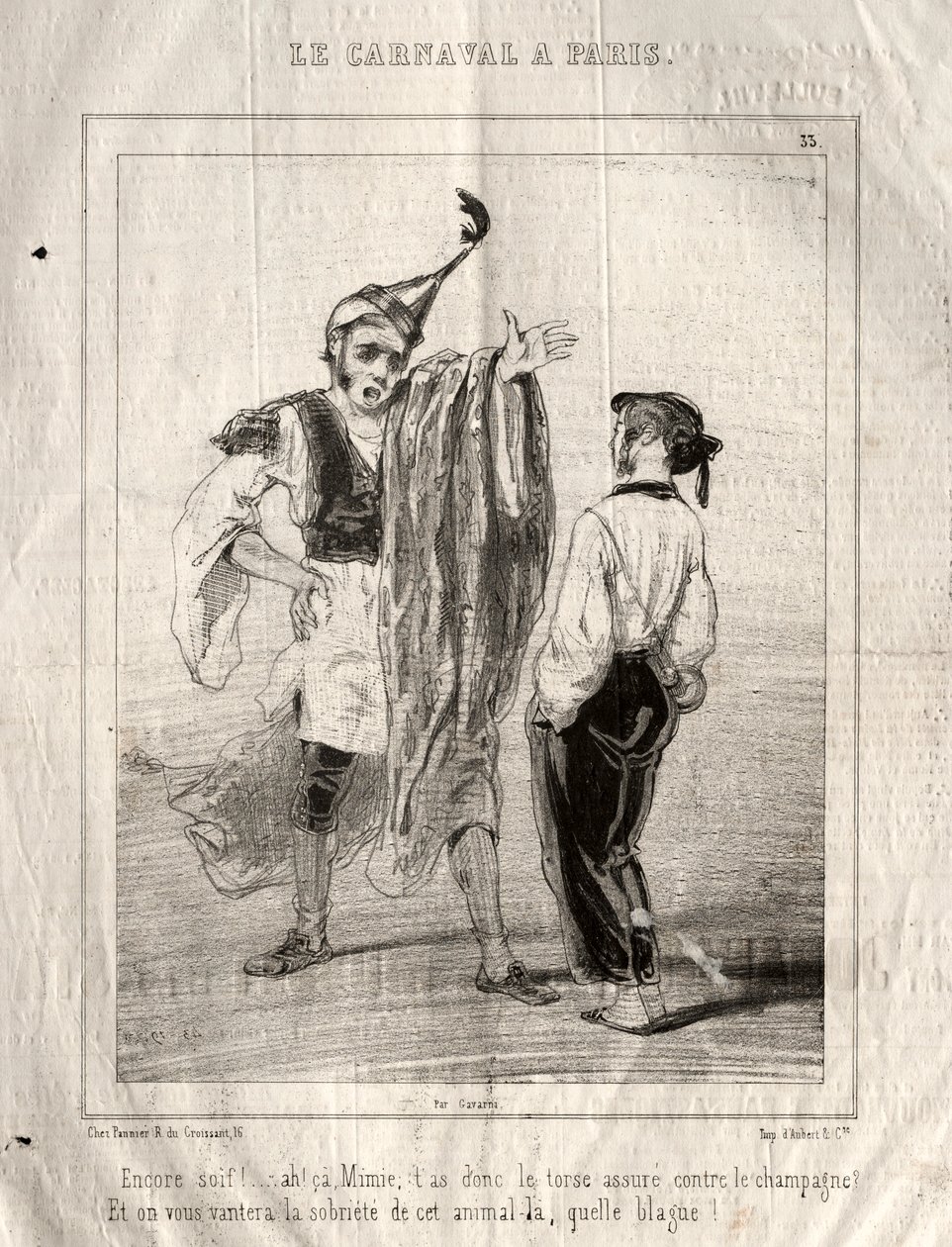 कार्निवल, 1841-1843। द्वारा पॉल गवरानी