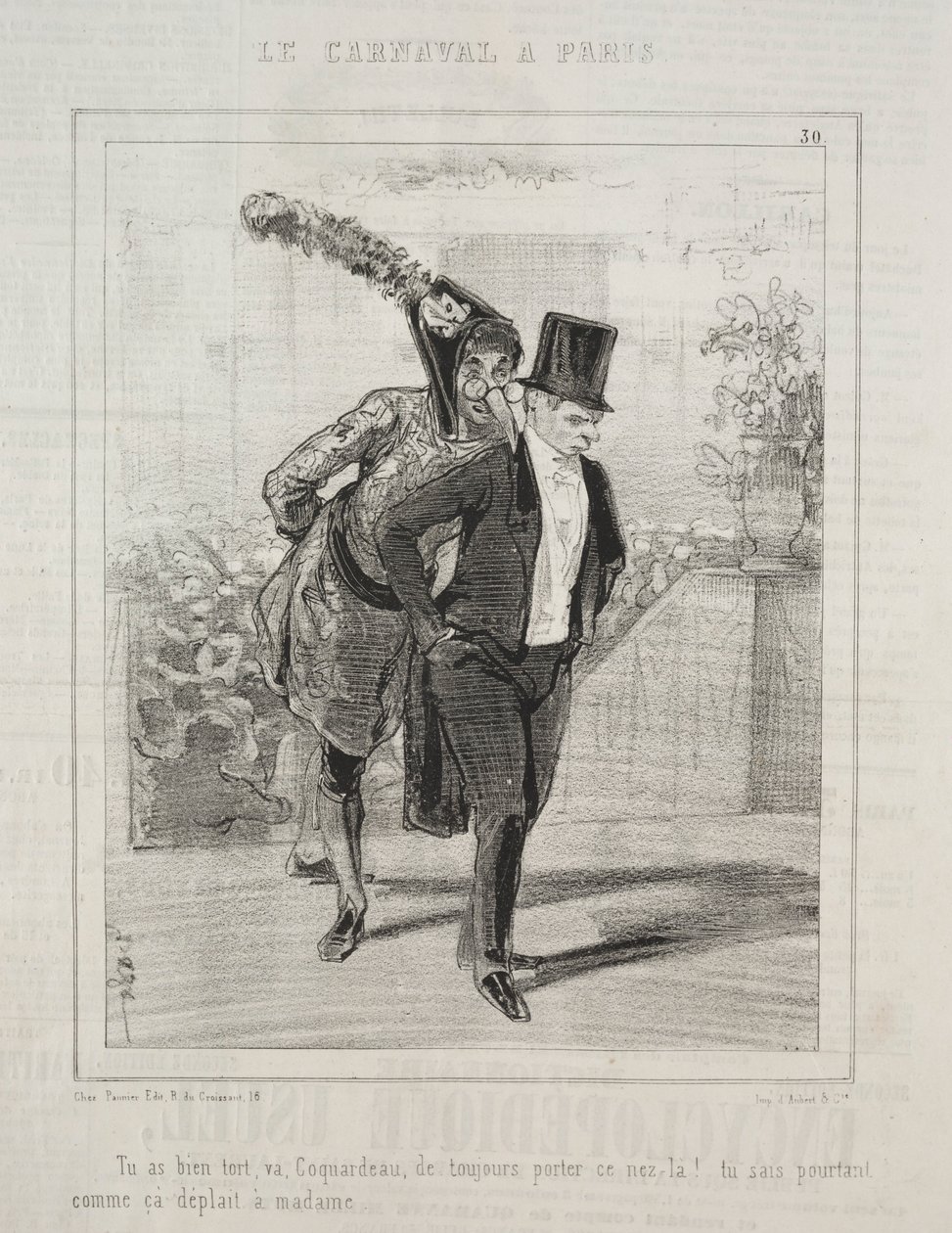 कार्निवल, 1841-1843। द्वारा पॉल गवरानी