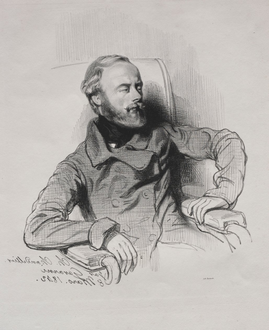 अ। चंदेलियर, 1842। द्वारा पॉल गवरानी