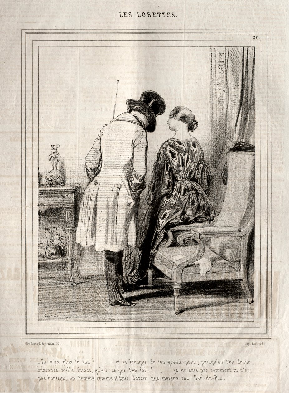 लोरेट्स, 1842। द्वारा पॉल गवरानी
