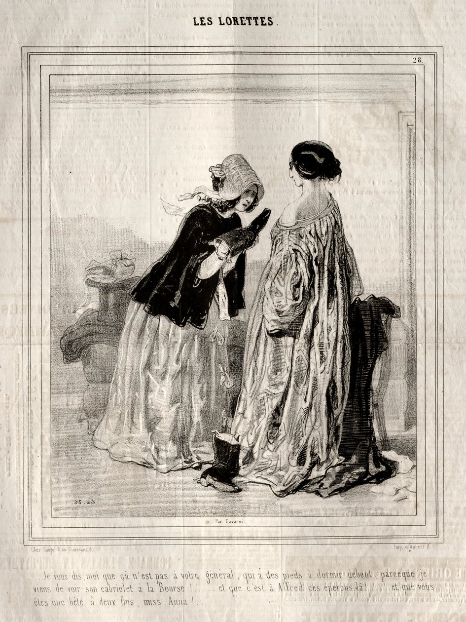 लोरेट्स, 1842। द्वारा पॉल गवरानी