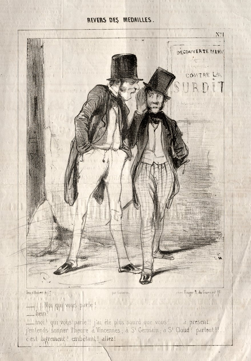 1842 के पदक से उलट। द्वारा पॉल गवरानी