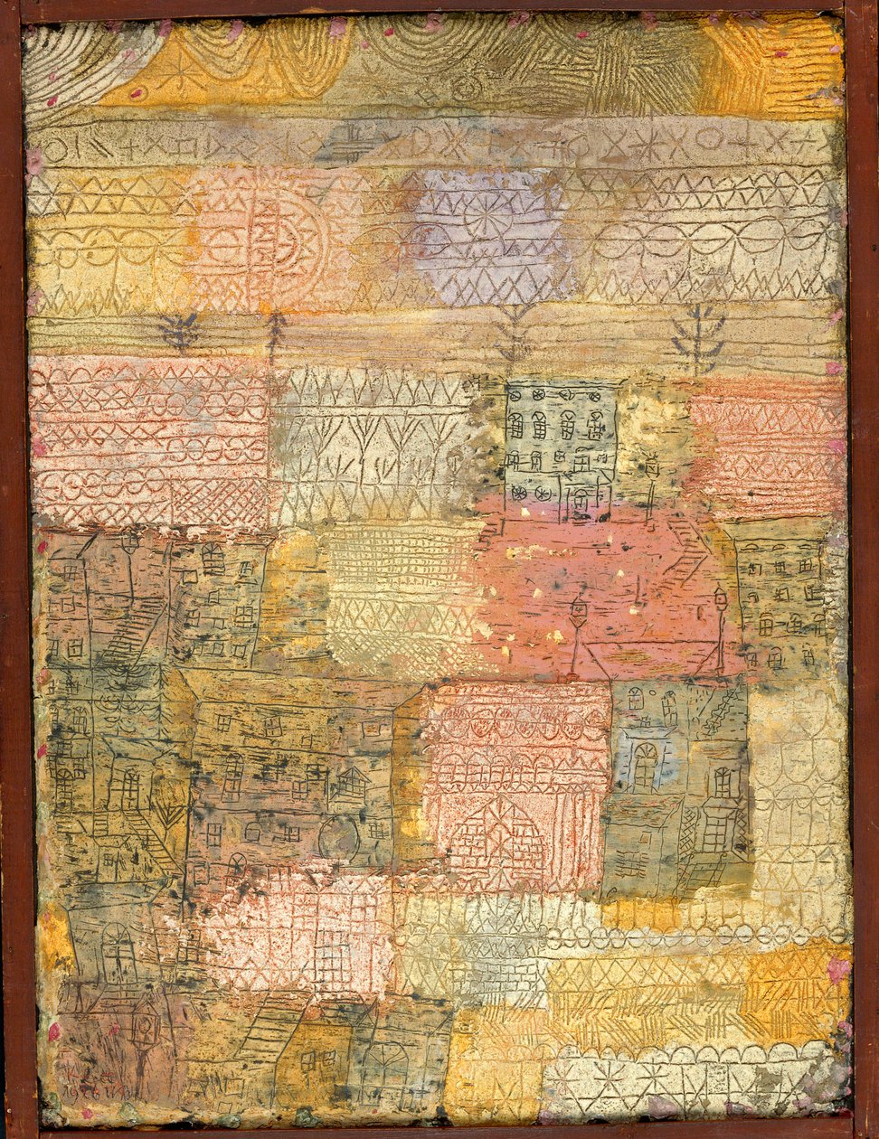 विला फ्लोरेंटाइंस, 1926। द्वारा पॉल क्ले