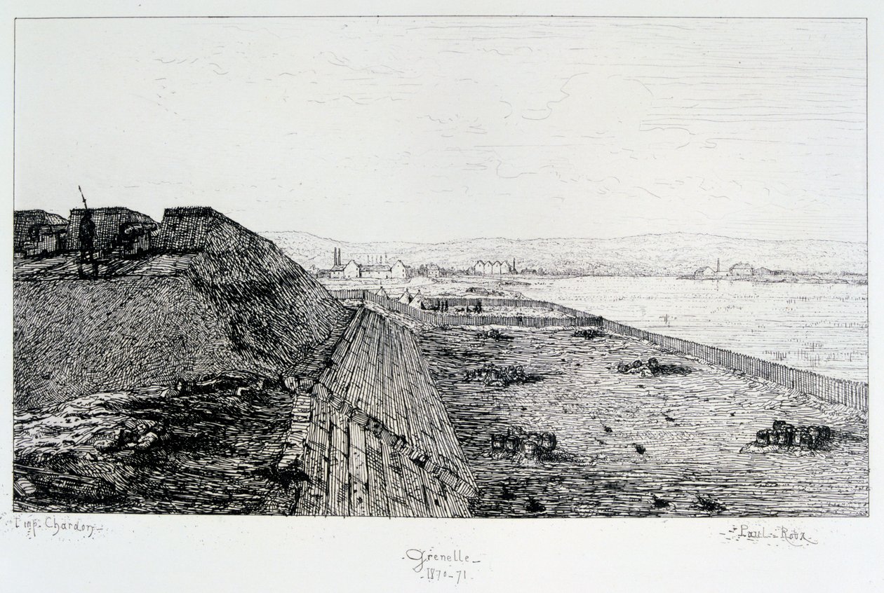 ग्रेनले, पेरिस की घेराबंदी, 1870-1871 द्वारा पॉल रॉक्स