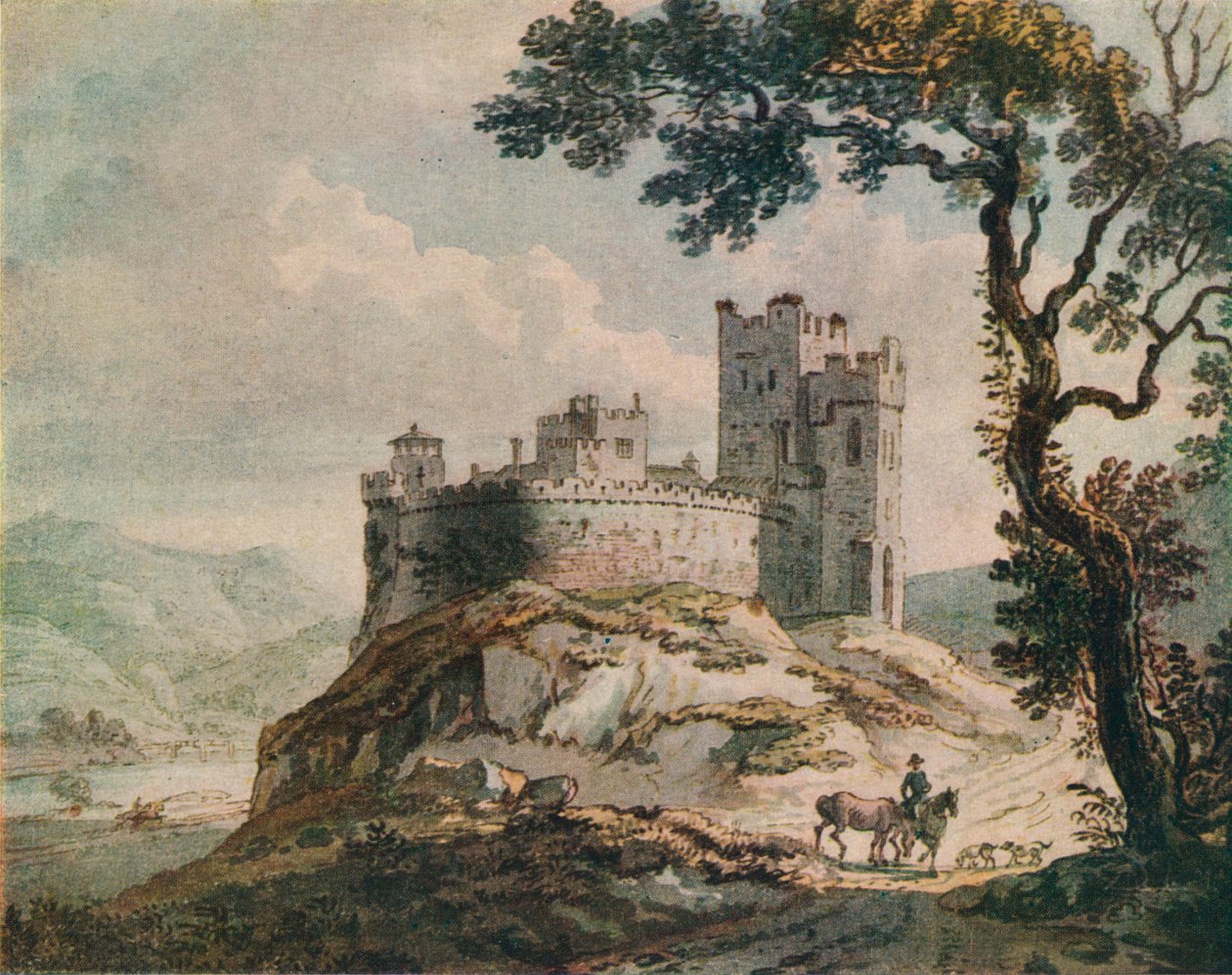एक पुराना महल, c1764 द्वारा पॉल सैंडबी