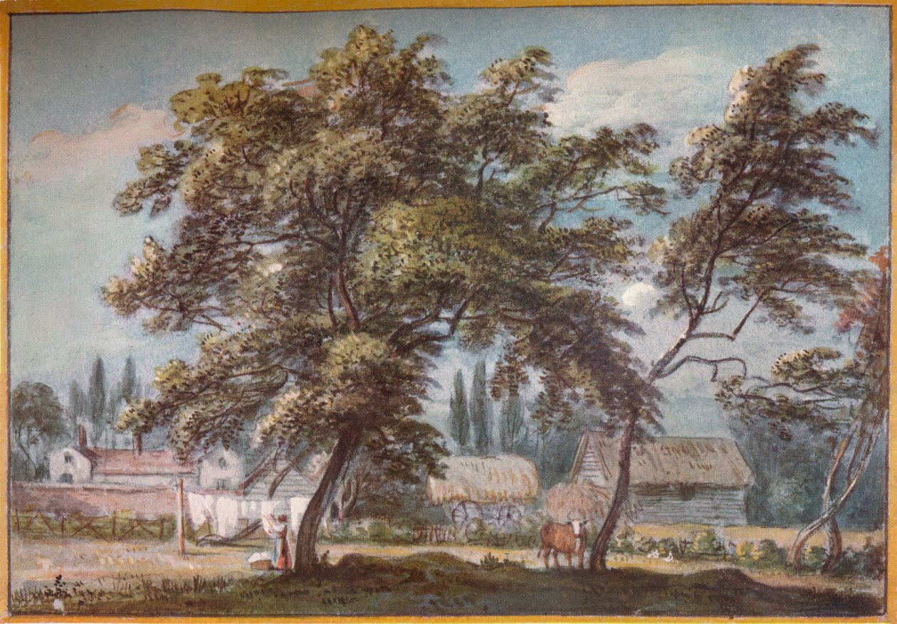 एंगलफील्ड ग्रीन में, c18th सदी, 1924 द्वारा पॉल सैंडबी