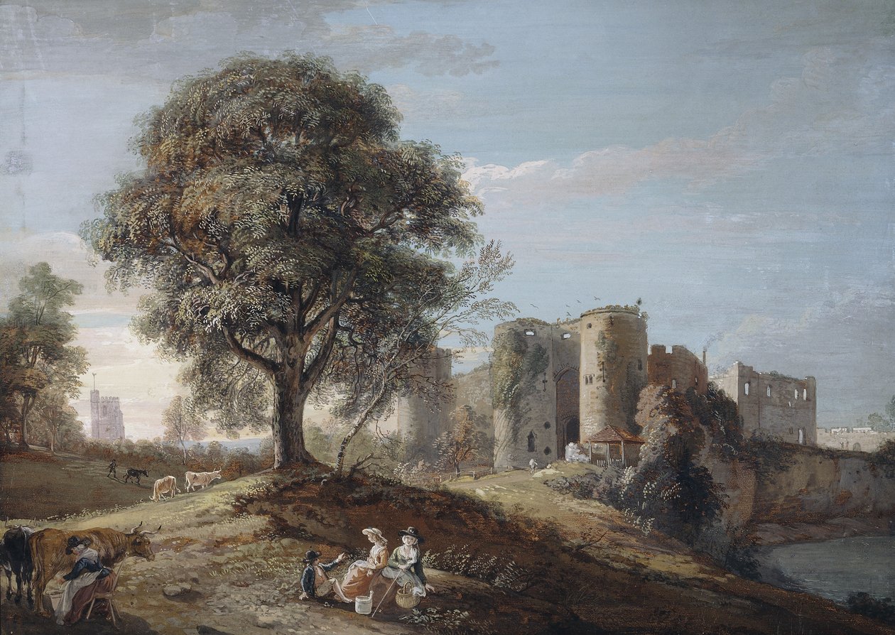 चेपस्टो कैसल, 1790s द्वारा पॉल सैंडबी