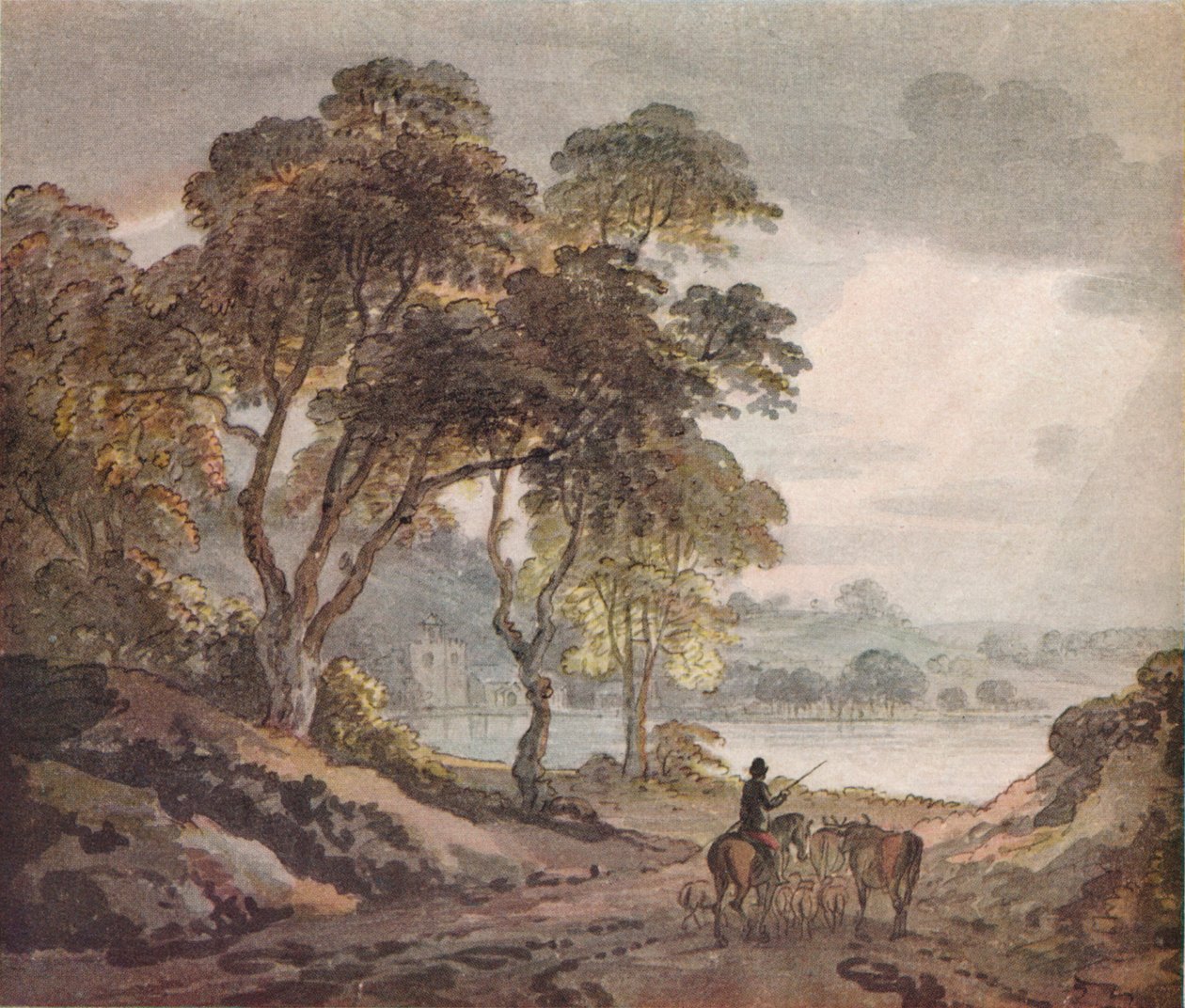 लैंडस्केप, c1780 द्वारा पॉल सैंडबी