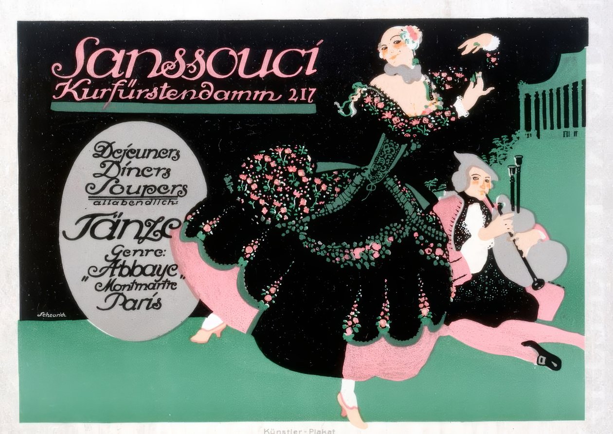 Sanssouci - Kurfürstendamm 217 - नाश्ता - डिनर - सूप द्वारा पॉल शेयूरिच