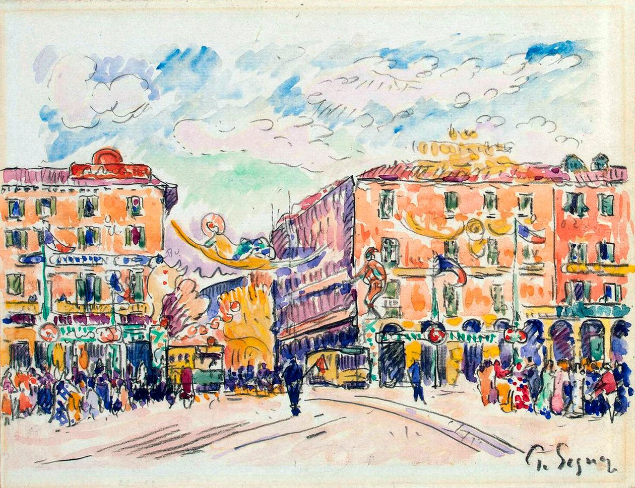 सिटी स्क्वायर, c1925। द्वारा पॉल साइनक