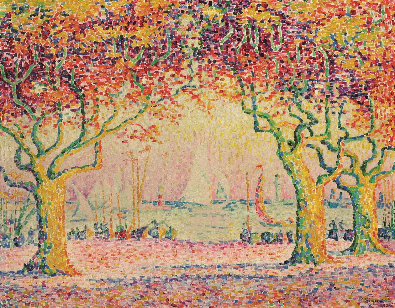लेस एलेज़, कान, 1918-1920 द्वारा पॉल साइनक