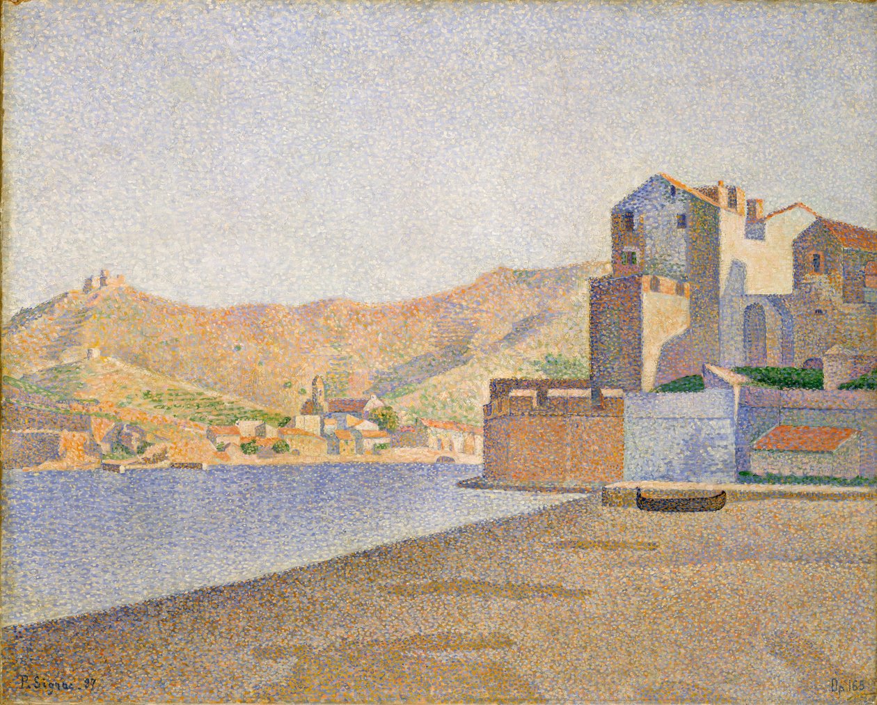 टाउन बीच, Collioure, Opus 165 द्वारा पॉल साइनक
