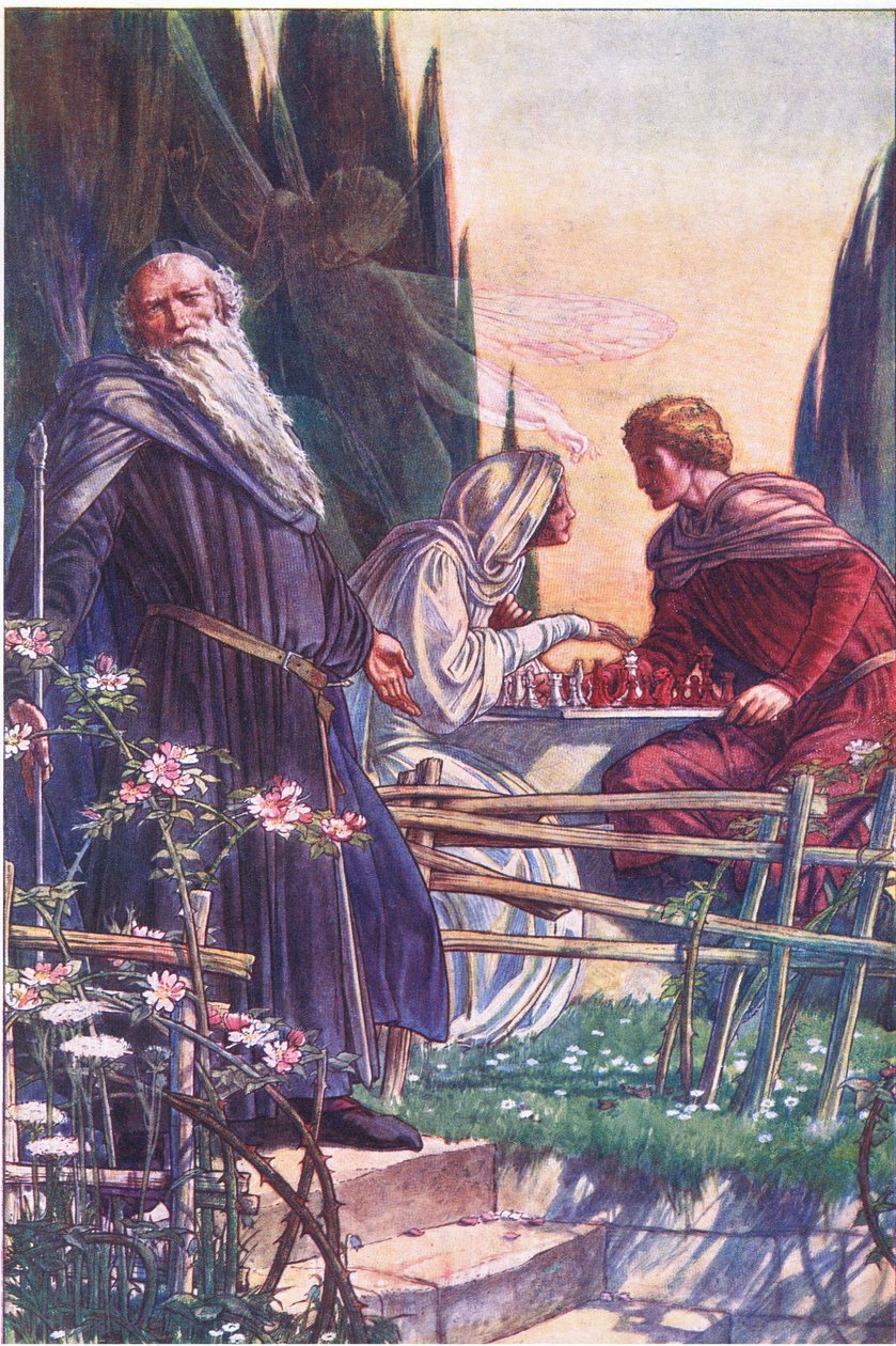 स्वीट लॉर्ड, आप मुझे झूठ बोलते हैं, The Tempest, 1908 से चित्रण द्वारा पॉल विन्सेंट वुड्रॉफ़