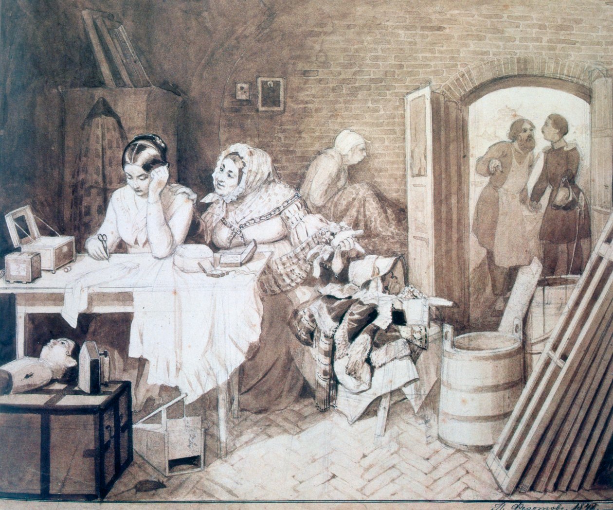 मूसट्रैप, 1846 द्वारा पावेल एंड्रीविच फेडोटोव