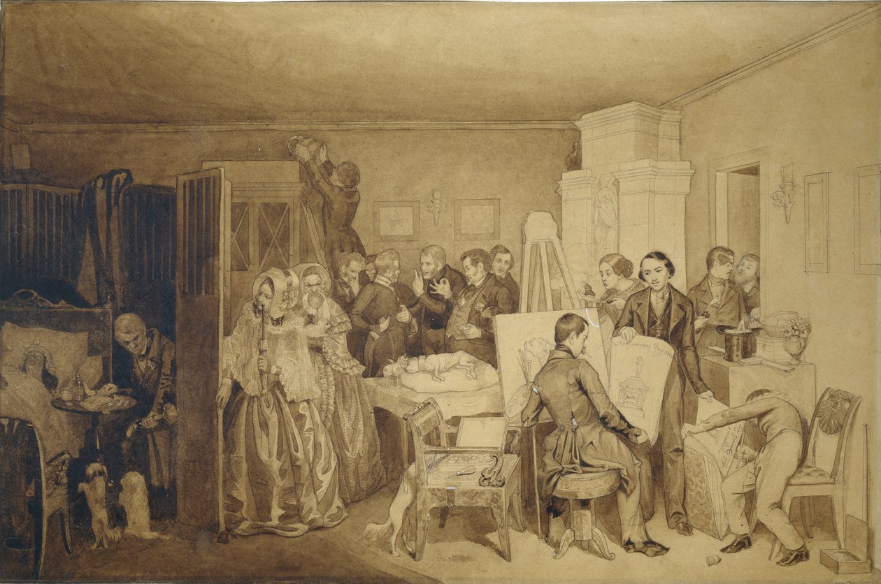 फिदेलकस डेथ, 1844 के परिणाम द्वारा पावेल एंड्रीविच फेडोटोव