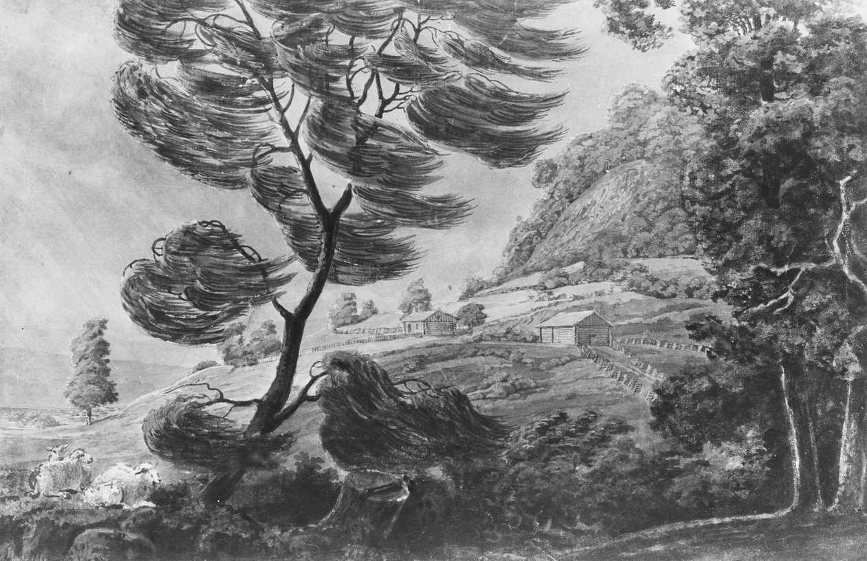 बवंडर, 1811-सीए। 1813. द्वारा पावेल पेट्रोविक स्विनिन