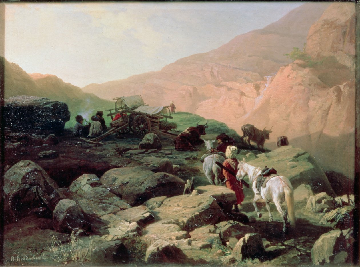 काकेशस, 1872 द्वारा पावेल कोवेल्यूस्की