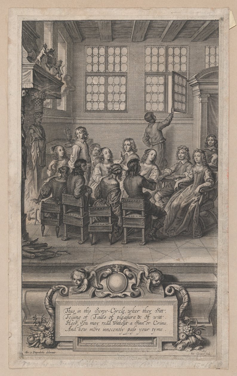 विलियम कैवेंडिश का परिवार, न्यूकैसल-अपॉन-टाइन की मार्क्वेस, 1656., 1656। द्वारा पीटर क्लौवेट