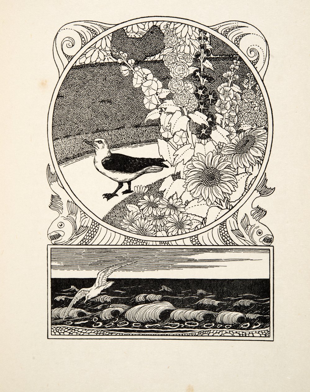 द टेम सीगल, ए हंड्रेड एनेक्डोट्स ऑफ एनिमल्स, पब से। 1924 (उत्कीर्णन) द्वारा पर्सी जे बिलिंग्सहर्स्ट