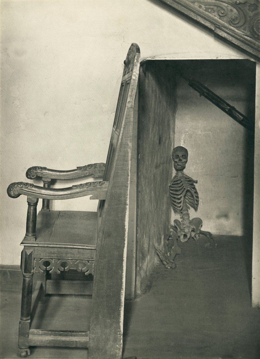 कोठरी में कंकाल, एस्टन हॉल, एस्टन, बर्मिंघम, 1895-1905 द्वारा पर्सी थॉमस डीकिन