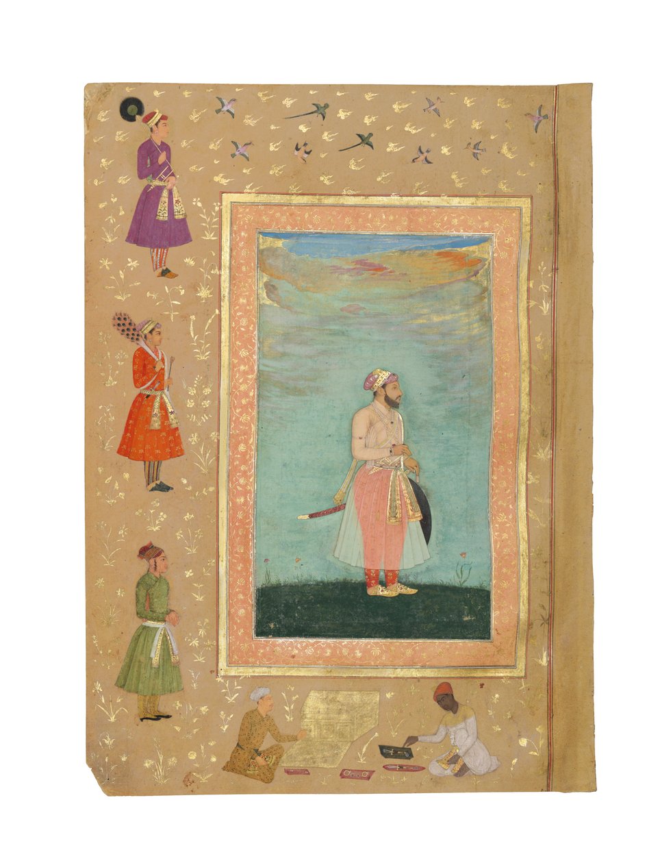 एक मुग़ल राजकुमार, शायद शाह शुजा, c.1645-50 द्वारा फारसी स्कूल