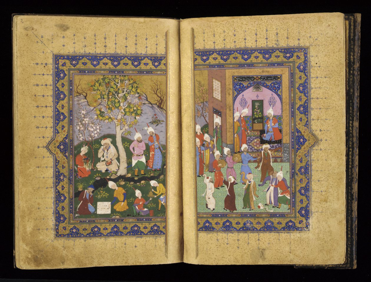 रूमी द्वारा मथ्नवी से एक राजकुमार, c.1530 द्वारा फारसी स्कूल