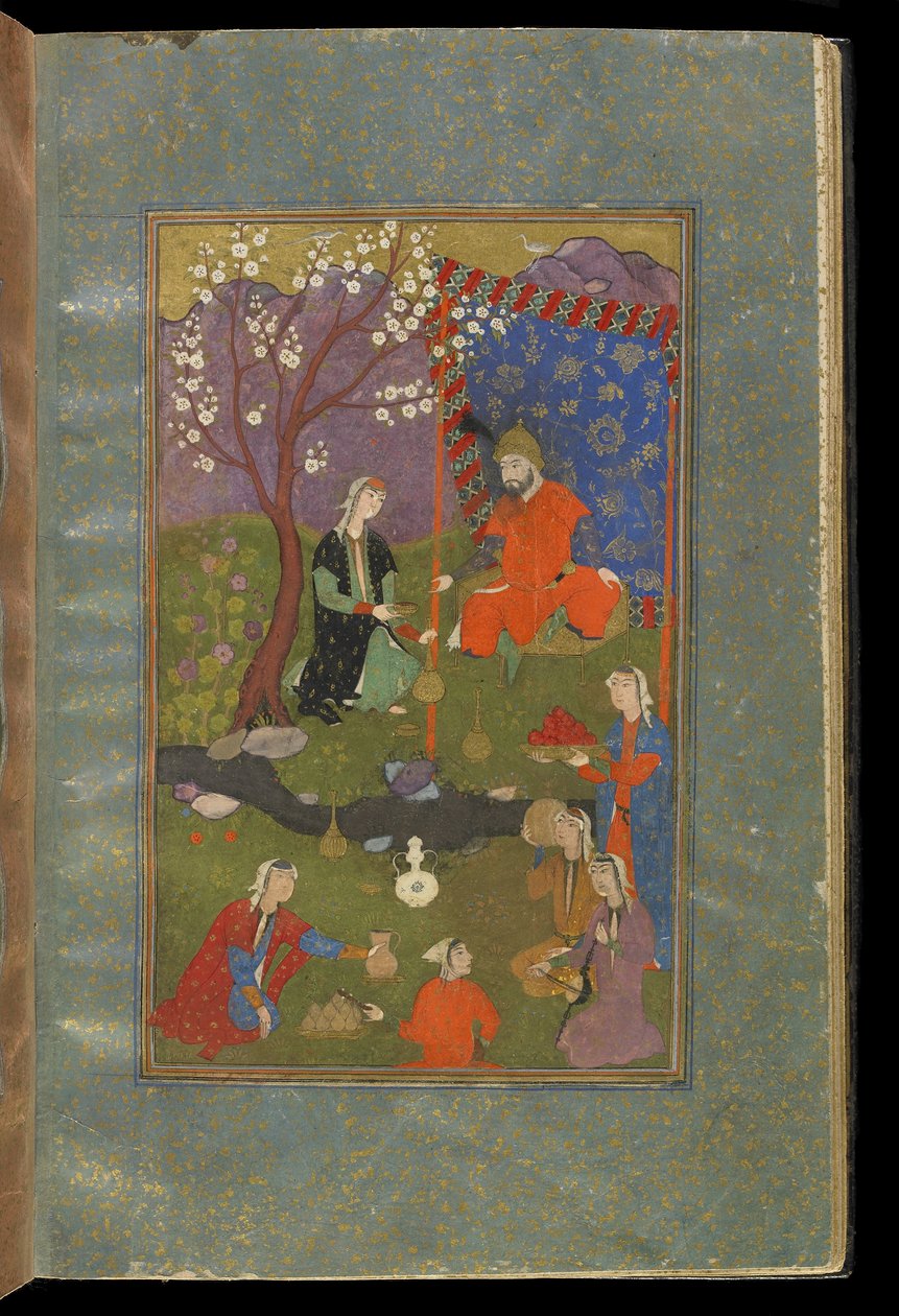 जमशीद और खुर्शीद, c.1600 द्वारा फारसी स्कूल
