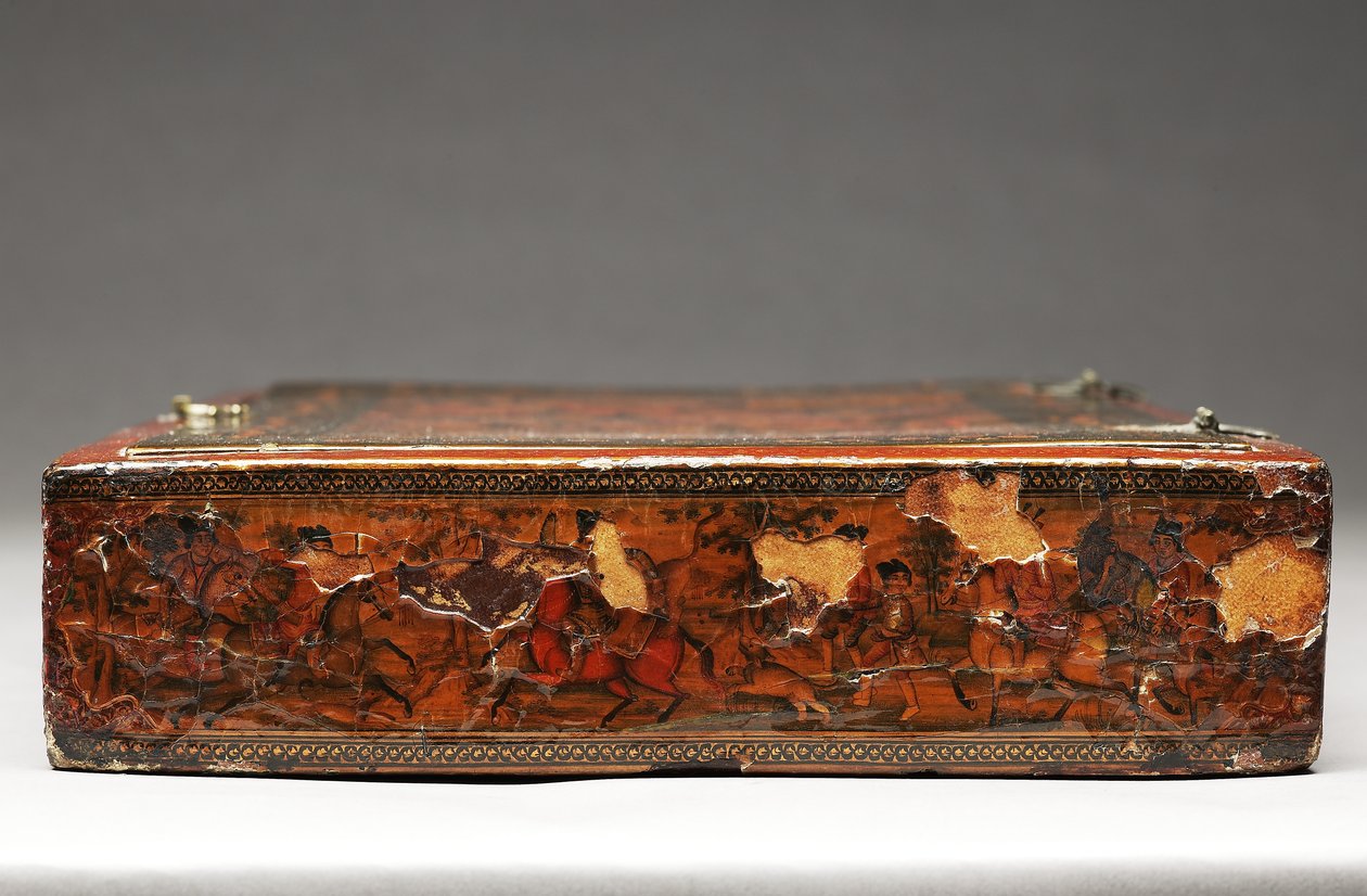 पवित्र परिवार को दर्शाने वाला टूल किट, c.1830 (मिश्रित मीडिया) द्वारा फारसी स्कूल